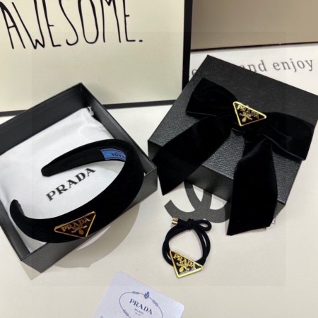 프라다 머리띠 3set