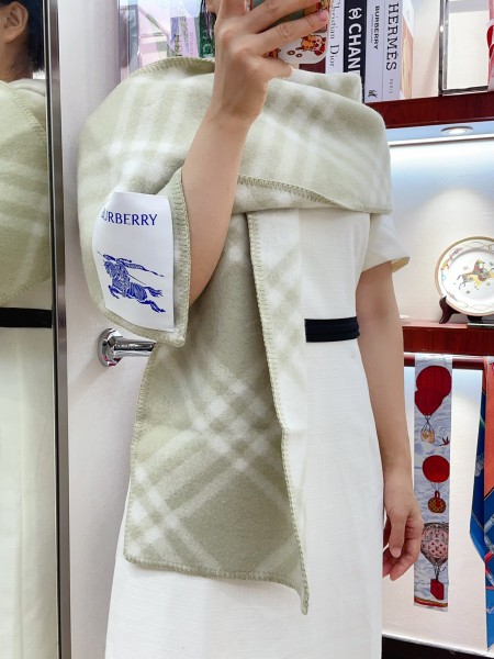 버버리 머플러 후드