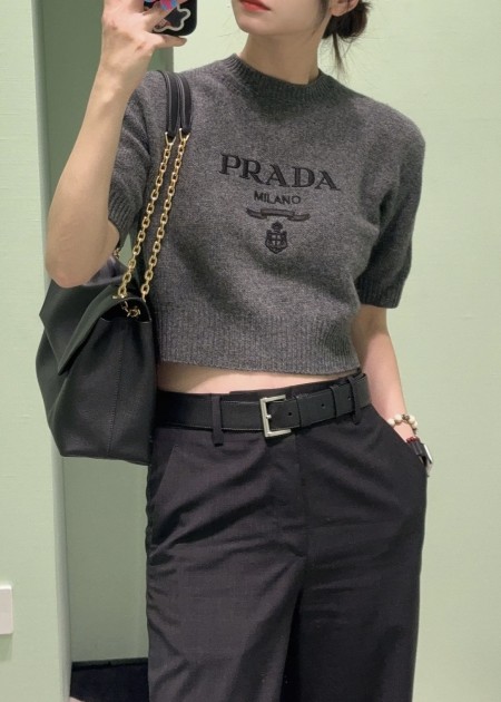 프라다 반팔 니트