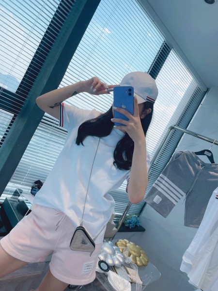 톰브라운 남녀공용 반팔티