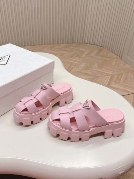 프라다 모놀리스 슬리퍼