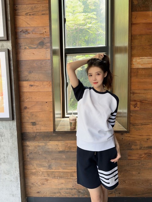 톰브라운 남녀공용 반팔티