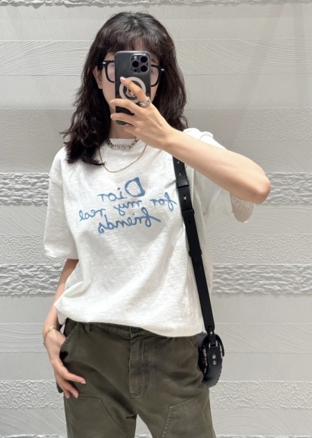 디올 남녀공용 반팔티