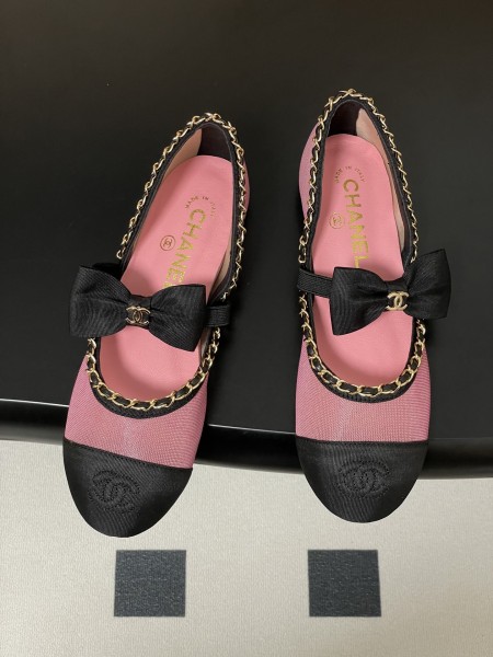 샤**넬 플랫슈즈