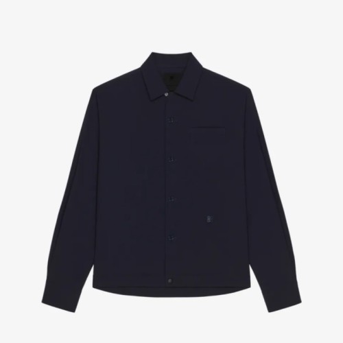 [Givenchy] 지방시 OVERSHIRT IN WOOL POPLIN WITH 4G DETAIL BM610714PY403
