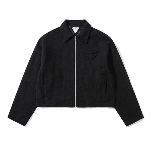[Bottega Veneta] 보테가 베네타 남/여 트라이앵글 포켓 울 크롭 자켓 22090364