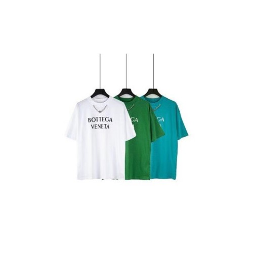 [Bottega Veneta] 보테가 베네타 남/여 체인 로고 오버사이즈 티셔츠 22032536