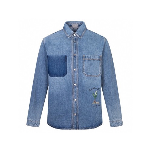 [Dior] 디올 클래식 핏 자수 셔츠 493D587AY552_C588