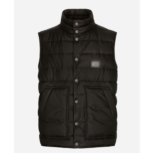 [D & G] 돌체앤가바나 로고 태그 나일론 베스트 GIUBBOTTO G9AOJTGG781N0000