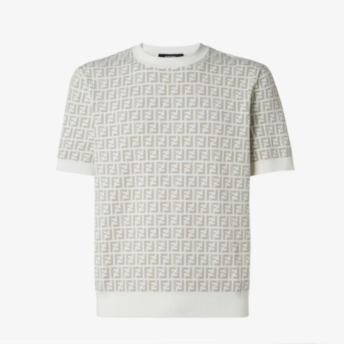[Fendi] 펜디 화이트 패브릭 스웨터 FZY443AKEWF1HXT