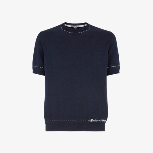 [Fendi] 펜디 블루 컬러의 울 스웨터 FZE004AR8DF03LQ