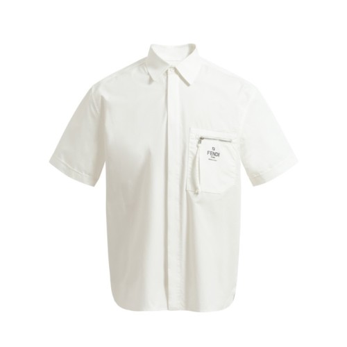 [Fendi] 펜디 화이트 컬러의 코튼 셔츠 FS1097AN08F0QA0