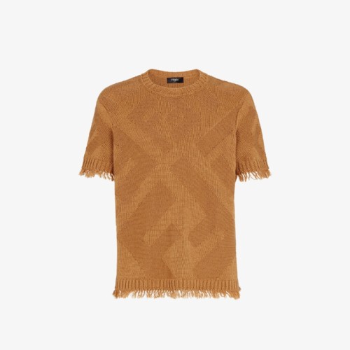 [Fendi] 펜디 펜디 FF 인타르시아 숏 슬리브 니트 FZX144AN3TF1FLO