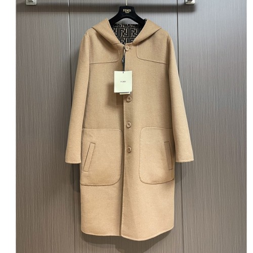 [Fendi] 펜디  올오버 FF 모티프 리버시블 후드 코트 FF0249A4LJF0QE1