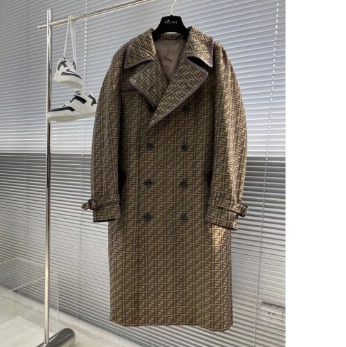 [Fendi] 펜디 로고 자카드 롱 코트 23083137
