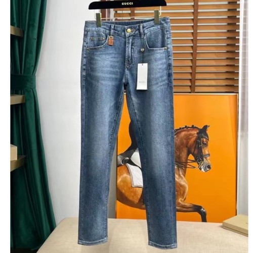 [Gucci] 구찌 로고 워싱 데님 진 22022250