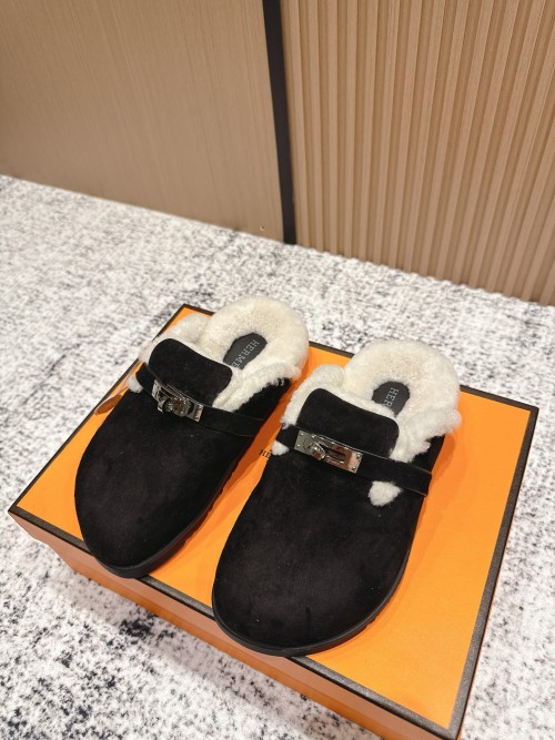 에르메스 털슬리퍼(3cm)