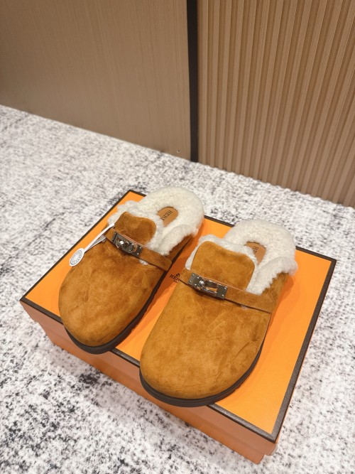 에르메스 털슬리퍼(3cm)
