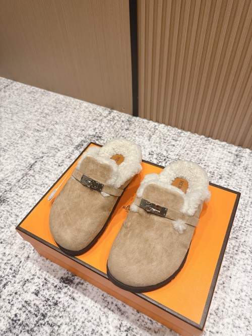 에르메스 털슬리퍼(3cm)