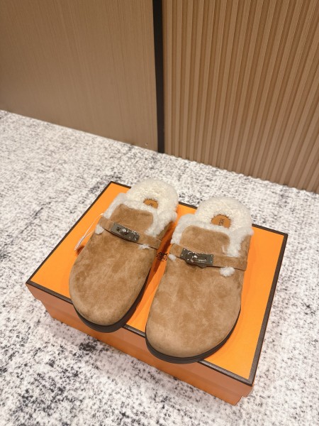 에르메스 털슬리퍼(3cm)