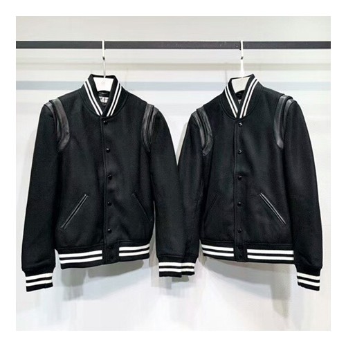 [Saint Laurent] 생로랑 남녀공용 스타디움 자켓