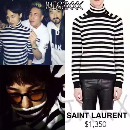 [Saint Laurent] 생로랑 단가라 목폴라