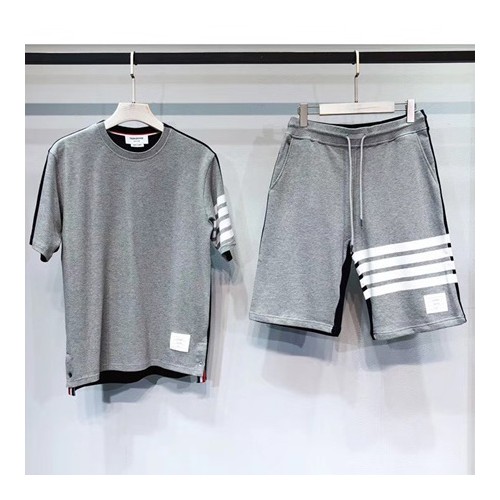 [Thom Browne] 톰브라운 남녀공용 배색 트레이닝복 세트 19061330