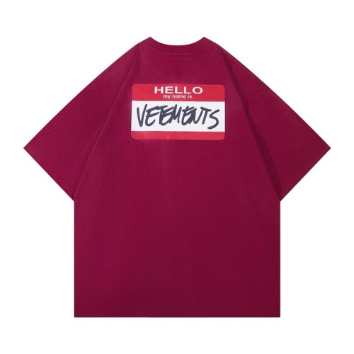 [Vetements] 베트멍 남/여 마이네임 태그 블랙 반팔티 UE52TR140B