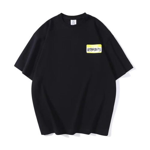 [Vetements] 베트멍 남/여 로고 하프 오버핏 티셔츠 23031131