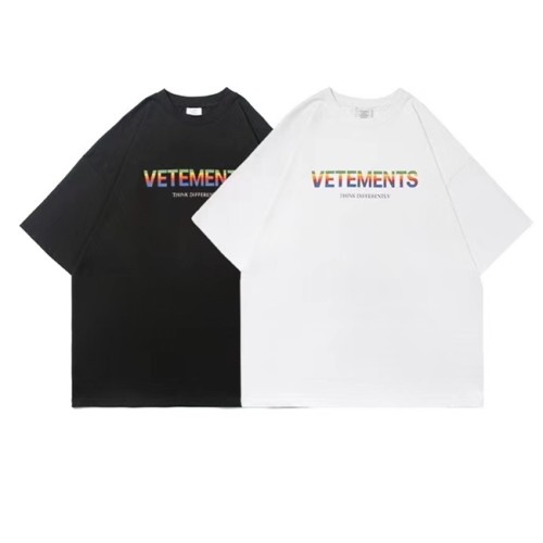 [Vetements] 베트멍 남/여 레인보우 오버사이즈 프린팅 티셔츠 21032031