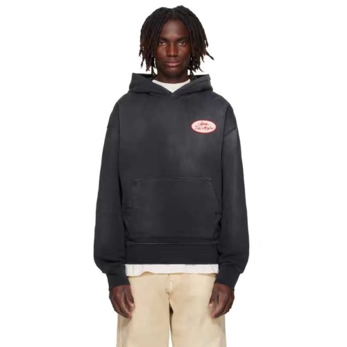 [AMILI] 아미리 STATION PATCH OVERSIZED HOODIE AMJYHD1119-001