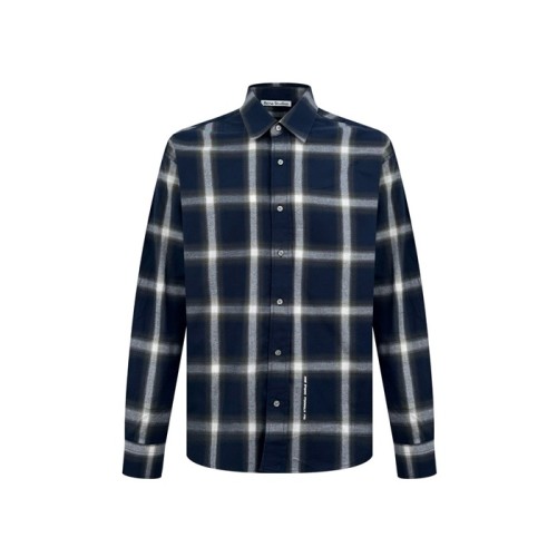 [Acne] 아크네 스튜디오 Blue Checkered Cotton Shirt BB0632AV7