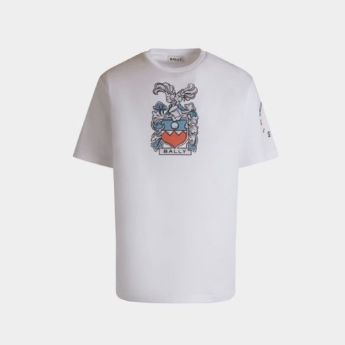 [BALLY] 발리 Graphic Print short-sleeves T-shirt