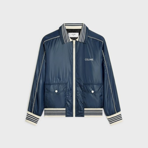 [Celine] 셀린느 나일론 블루종 재킷 네이비 2W973661V.07MR