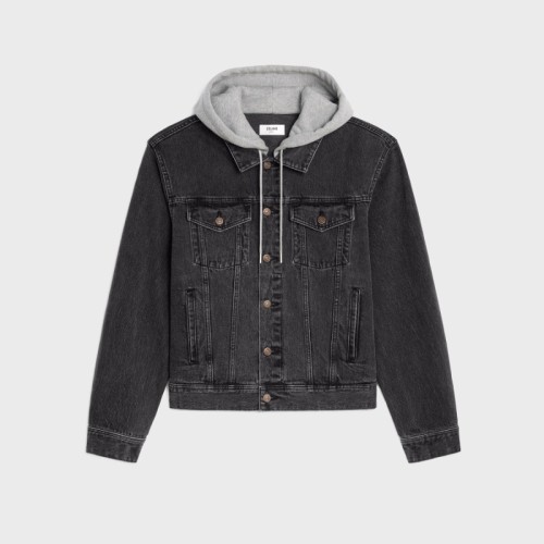 [Celine] 셀린느 남/여 워시 데님 트러커 자켓 2Q472947F.38CH