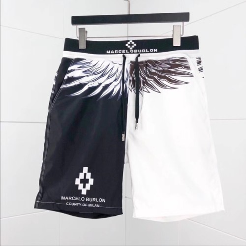 [Marcelo Burlon] 마르셀로 불론 남녀공용 하프 팬츠 19062730