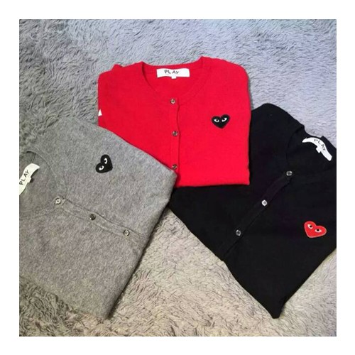[Comme des Garcons] 꼼데가르송 컬러 가디건 100% 캐시미어 - 현빈,이기광,최지우,현아 착용상품