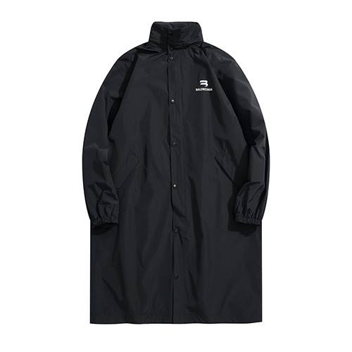 [Balenciaga] 발렌시아가 남/여 3B 로고 프린트 롱 레인 코트 22150541