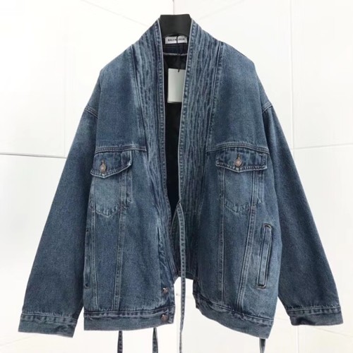 [Balenciaga] 발렌시아가 남/여 누빔 탈부착 데님 자켓 19102834
