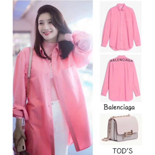 [Balenciaga] 발렌시아가 레터링 오버핏 셔츠 19090341