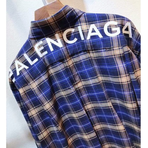 [Balenciaga] 발렌시아가 박스핏 체크 셔츠 18062735