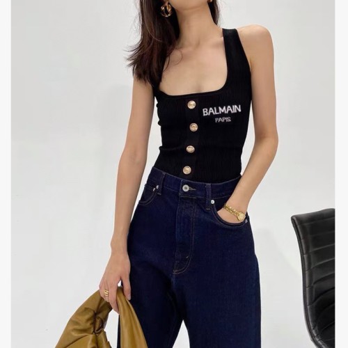 [Balmain] 발망 민소매 탑 21051034