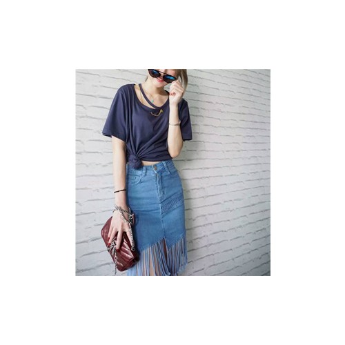 [Balmain] Jeans Skirt 160531-7