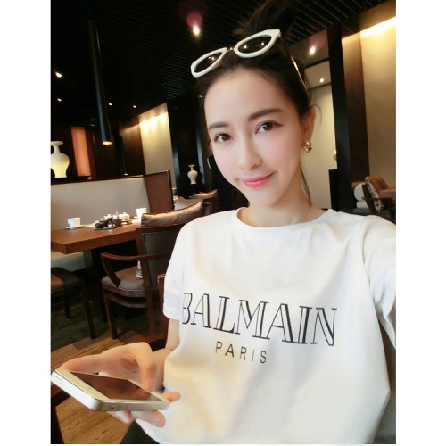 [Balmain] 발망 기본 로고 티셔츠