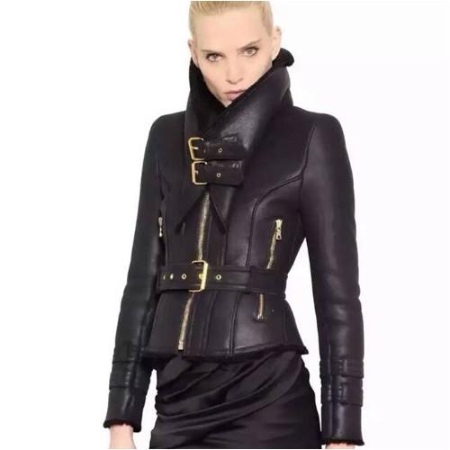 [Balmain] 발망 오버넥 레더자켓