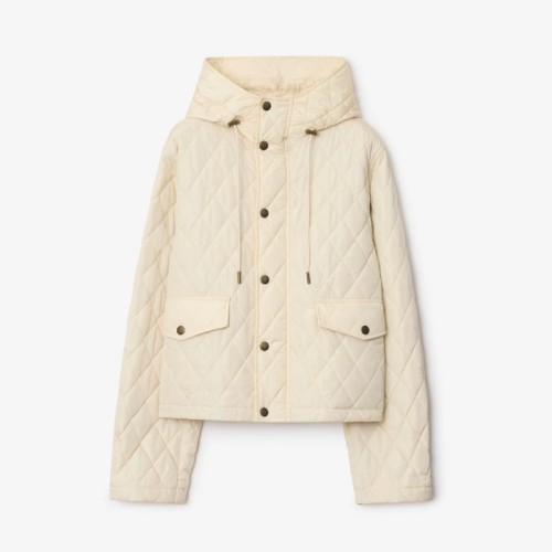 [Burberry] 버버리 크롭 퀼팅 나일론 후드 재킷 81103291