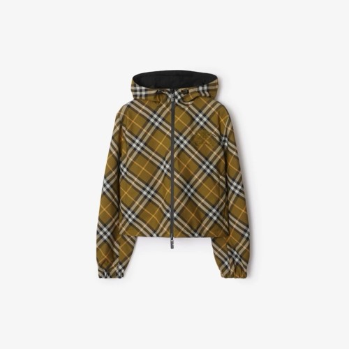 [Burberry] 버버리 Cropped Reversible Check Jacket Cropped Reversible Check Jacket