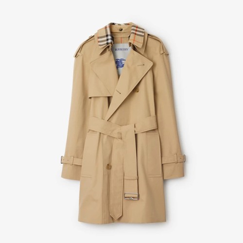 [Burberry] 버버리 쇼트 개버딘 트렌치 코트 80949401