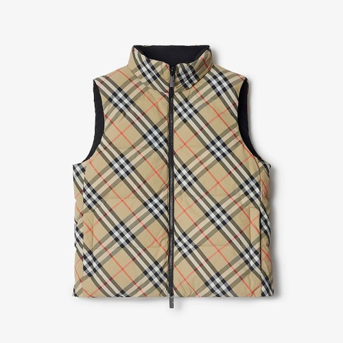 [Burberry] 버버리 리버시블 체크 나일론 퍼퍼 질레 80946191
