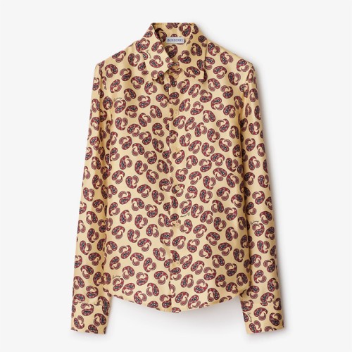 [Burberry] 버버리 페이즐리 실크 셔츠 80988271